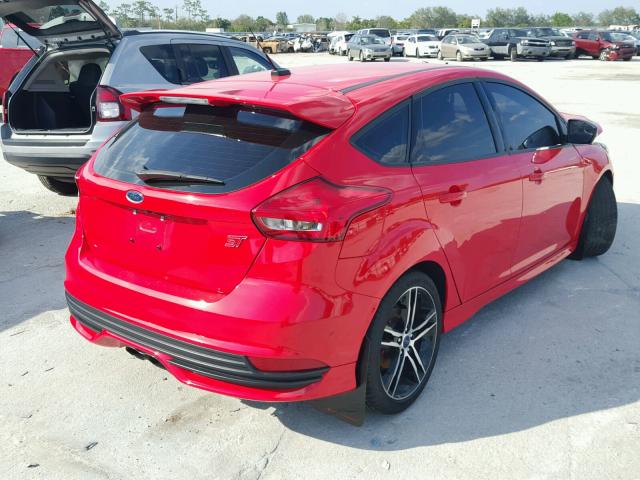 1FADP3L90GL342961 - 2016 FORD FOCUS ST RED photo 4