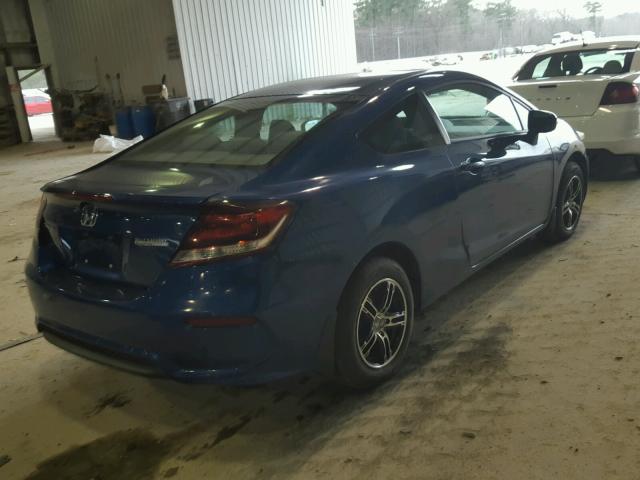 2HGFG3B84EH508812 - 2014 HONDA CIVIC EX ლურჯი ფოტო 4