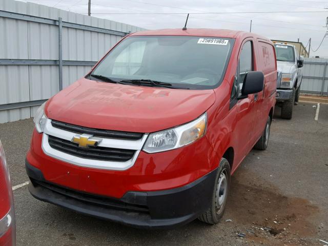 3N63M0YN2FK696330 - 2015 CHEVROLET CITY EXPRE RED photo 9