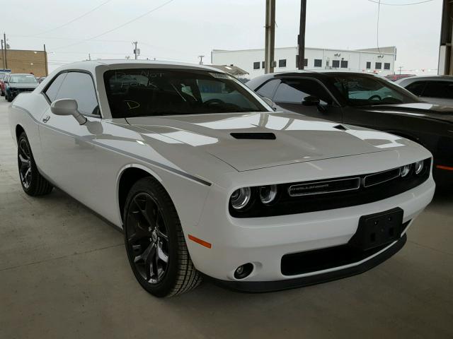 2C3CDZAG5HH665991 - 2017 DODGE CHALLENGER WHITE photo 1