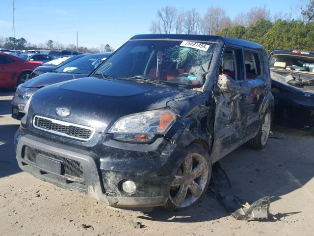 KNDJT2A25B7214094 - 2011 KIA SOUL + BLACK photo 2