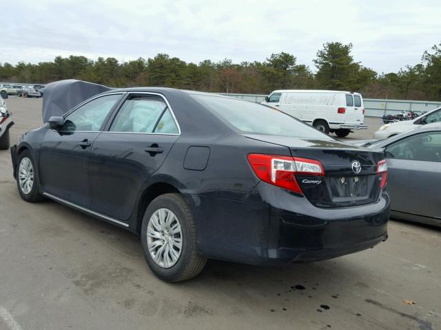 4T4BF1FK2ER366646 - 2014 TOYOTA CAMRY L BLACK photo 3