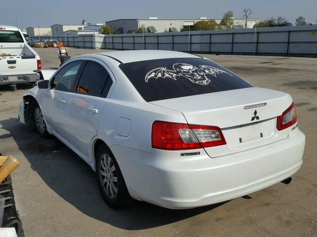 4A32B2FF7BE006326 - 2011 MITSUBISHI GALANT FE WHITE photo 3