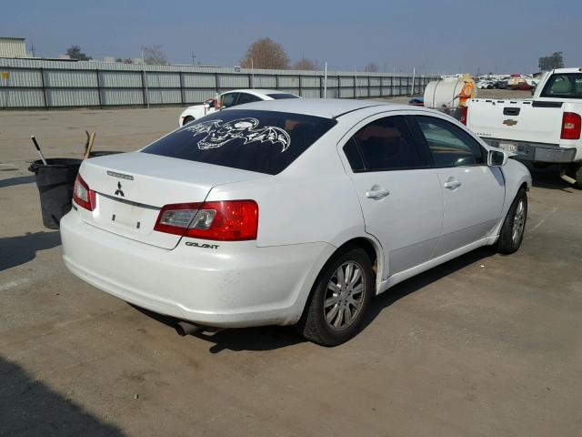 4A32B2FF7BE006326 - 2011 MITSUBISHI GALANT FE WHITE photo 4