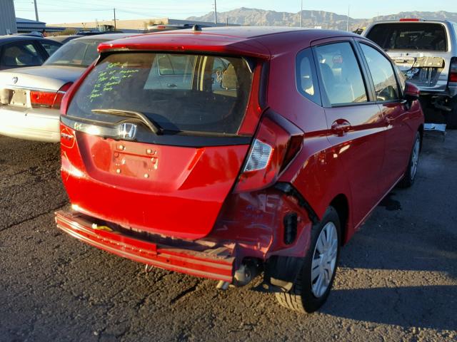 JHMGK5H57GX038735 - 2016 HONDA FIT LX RED photo 4