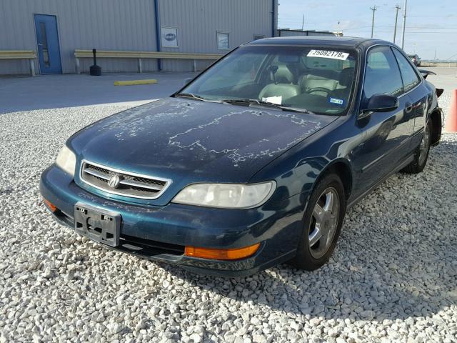 19UYA2257VL011184 - 1997 ACURA 3.0CL BLUE photo 2