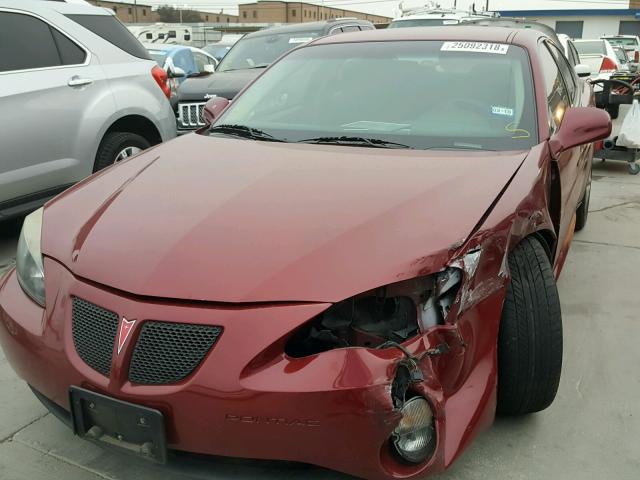 2G2WP522651293601 - 2005 PONTIAC GRAND PRIX MAROON photo 2