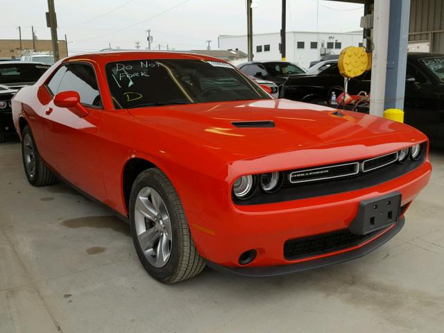 2C3CDZAG5HH536603 - 2017 DODGE CHALLENGER RED photo 1