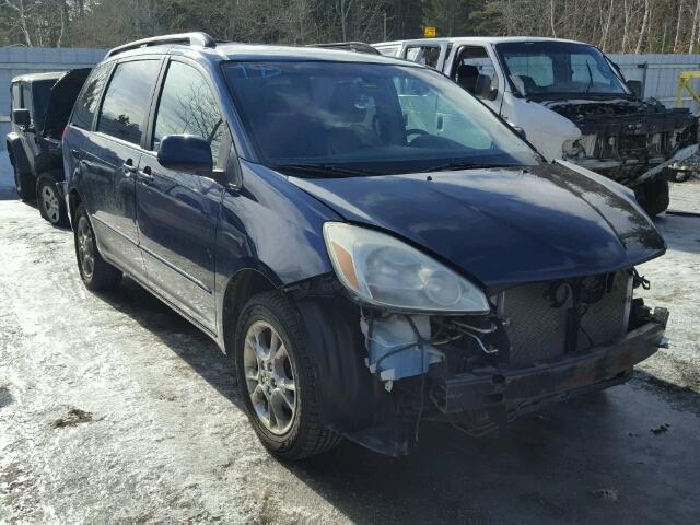 5TDBA22C74S023979 - 2004 TOYOTA SIENNA XLE BLUE photo 1