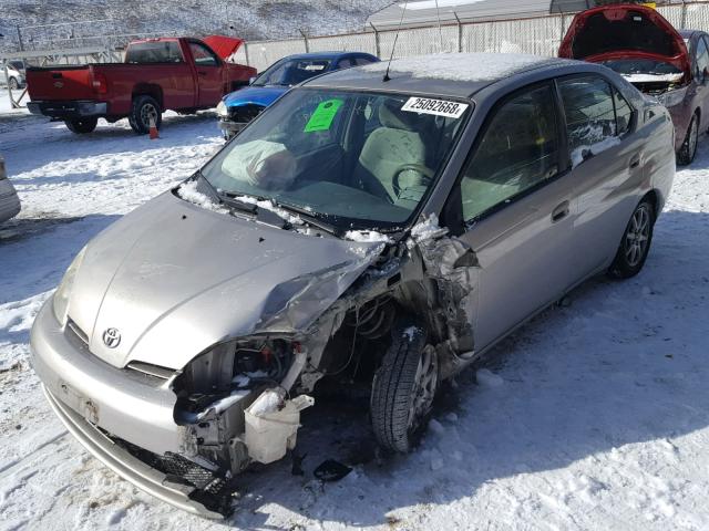 JT2BK12U610031336 - 2001 TOYOTA PRIUS BEIGE photo 2