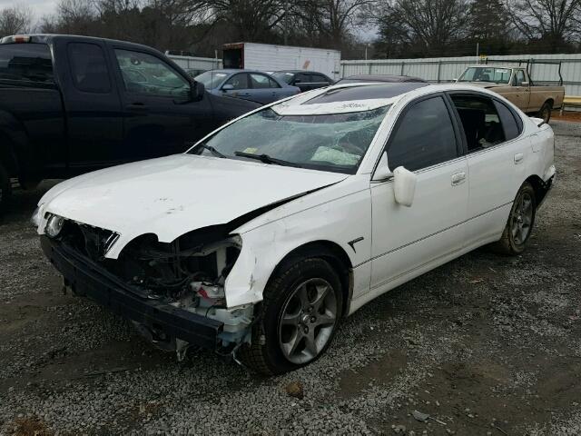 JT8BD69S530185234 - 2003 LEXUS GS 300 WHITE photo 2