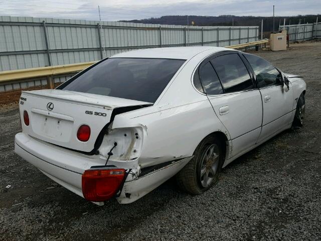 JT8BD69S530185234 - 2003 LEXUS GS 300 WHITE photo 4