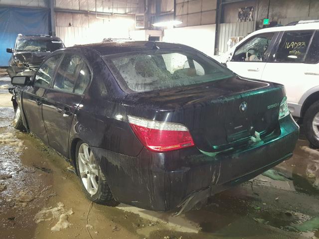 WBANW53549CT55853 - 2009 BMW 550 I BLACK photo 3