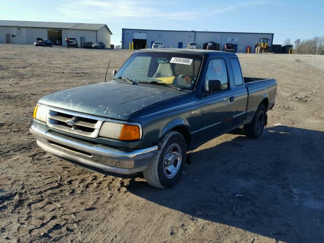 1FTCR14A9TPA33862 - 1996 FORD RANGER SUP GREEN photo 2