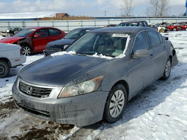 1HGCP2F34AA179856 - 2010 HONDA ACCORD LX GRAY photo 2