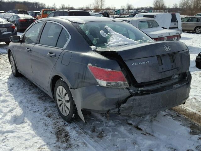 1HGCP2F34AA179856 - 2010 HONDA ACCORD LX GRAY photo 3