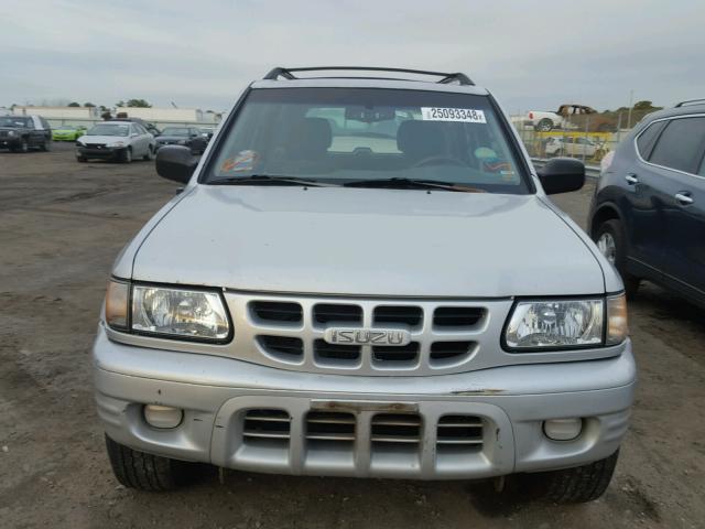 4S2CK58W9Y4346067 - 2000 ISUZU RODEO S GRAY photo 9