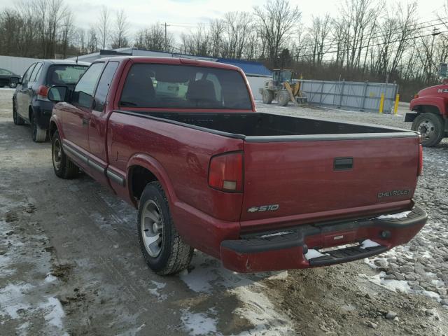 1GCCS19W718121390 - 2001 CHEVROLET S TRUCK S1 RED photo 3