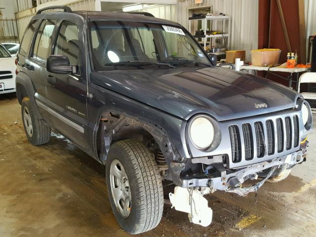 1J4GK48K82W299317 - 2002 JEEP LIBERTY SP GRAY photo 1