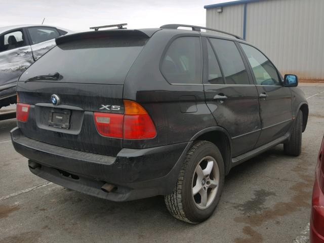 5UXFA53553LV78818 - 2003 BMW X5 3.0I BLACK photo 4