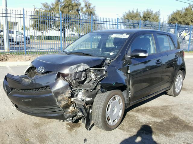 JTKKU4B42B1014704 - 2011 TOYOTA SCION XD BLACK photo 2
