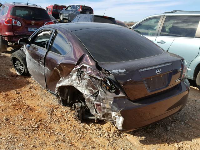 JTKDE167080236052 - 2008 TOYOTA SCION TC 红色 照片 3