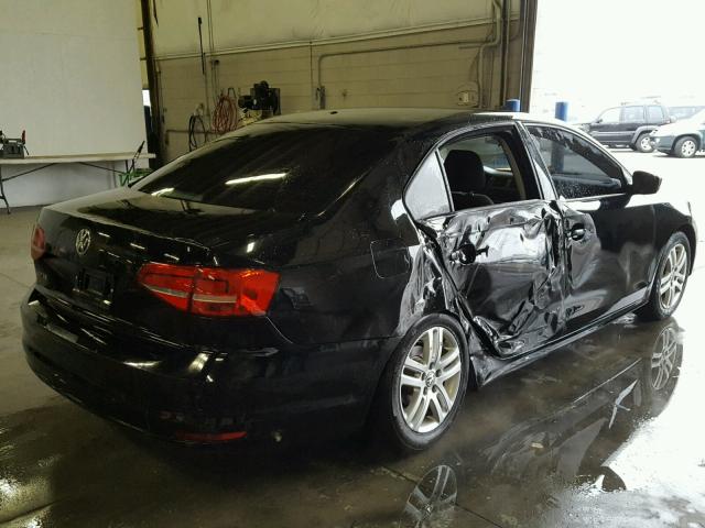 3VW2K7AJXFM233695 - 2015 VOLKSWAGEN JETTA BASE 黑色 照片 4