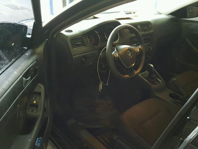 3VW2K7AJXFM233695 - 2015 VOLKSWAGEN JETTA BASE 黑色 照片 9