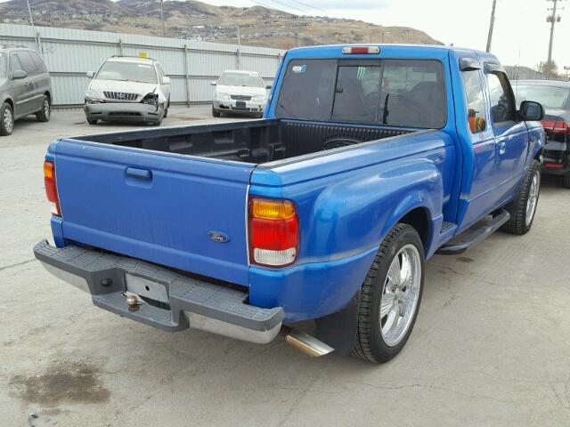 1FTYR14C4WTA68277 - 1998 FORD RANGER SUP BLUE photo 4