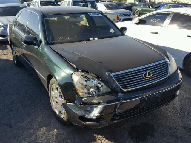 JTHBN30F410013477 - 2001 LEXUS LS 430 GREEN photo 1