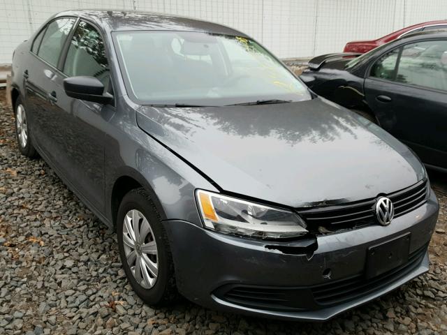 3VW2K7AJXBM347884 - 2011 VOLKSWAGEN JETTA BASE CHARCOAL photo 1
