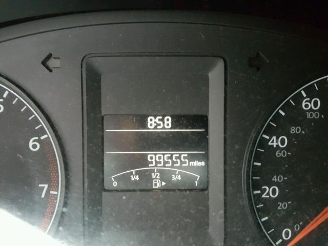 3VW2K7AJXBM347884 - 2011 VOLKSWAGEN JETTA BASE CHARCOAL photo 8