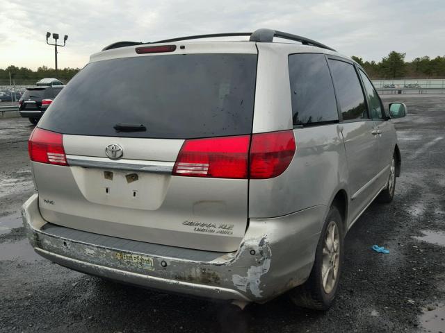 5TDBA22CX4S012183 - 2004 TOYOTA SIENNA XLE TAN photo 4