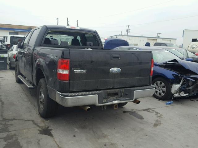 1FTRW14W47KA56886 - 2007 FORD F150 SUPER BLACK photo 3