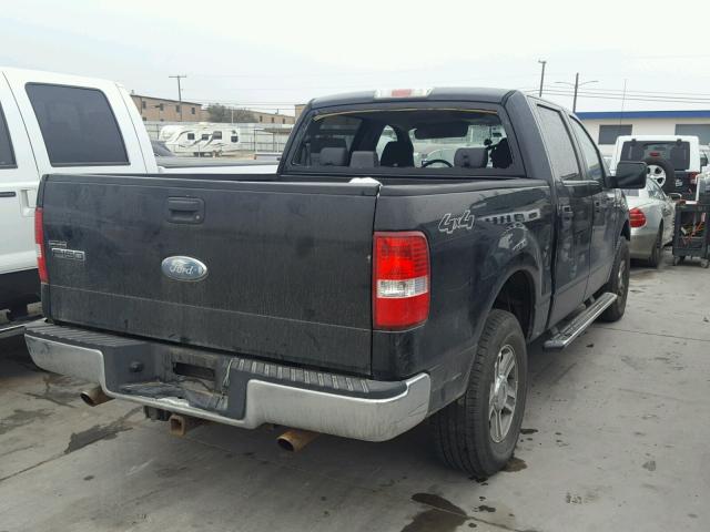 1FTRW14W47KA56886 - 2007 FORD F150 SUPER BLACK photo 4