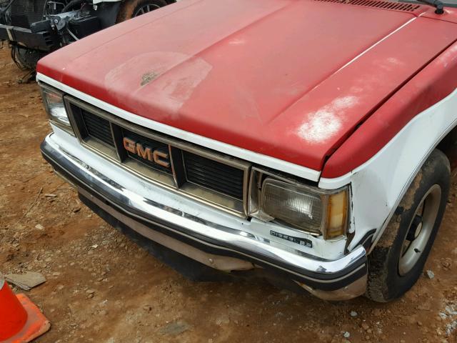 1GTCS1496E2506341 - 1984 GMC S15 RED photo 9