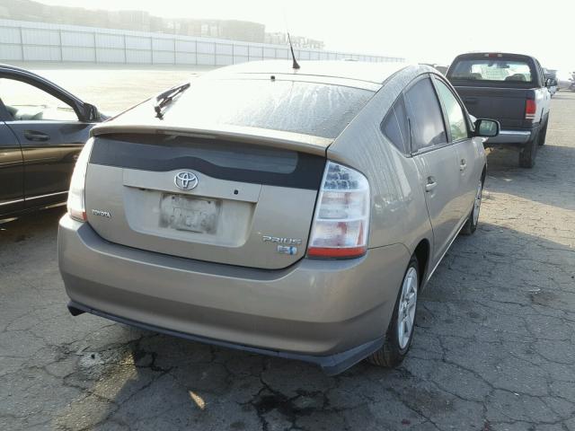 JTDKB20U877662038 - 2007 TOYOTA PRIUS TAN photo 4