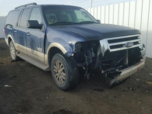 1FMFK18578LA80073 - 2008 FORD EXPEDITION BLUE photo 1