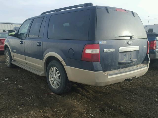 1FMFK18578LA80073 - 2008 FORD EXPEDITION BLUE photo 3