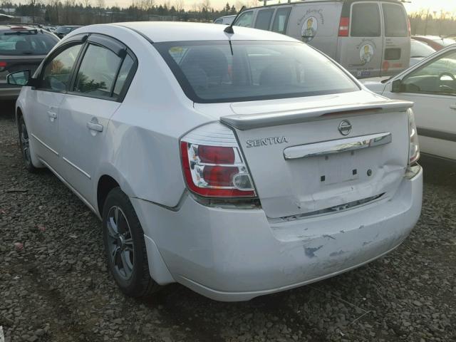 3N1AB6AP1BL624055 - 2011 NISSAN SENTRA 2.0 WHITE photo 3