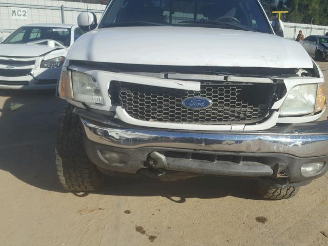 1FTRW08L33KD29546 - 2003 FORD F150 SUPER WHITE photo 9