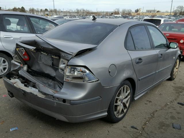 YS3FH46Y841002773 - 2004 SAAB 9-3 AERO GRAY photo 4