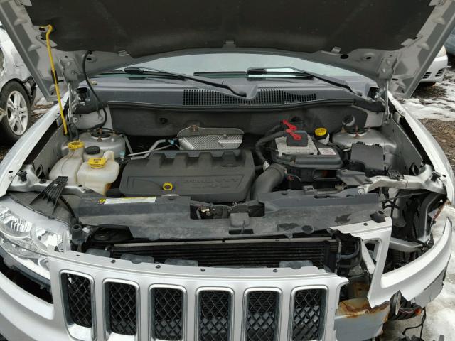 1C4NJDEB3CD598604 - 2012 JEEP COMPASS LA SILVER photo 7