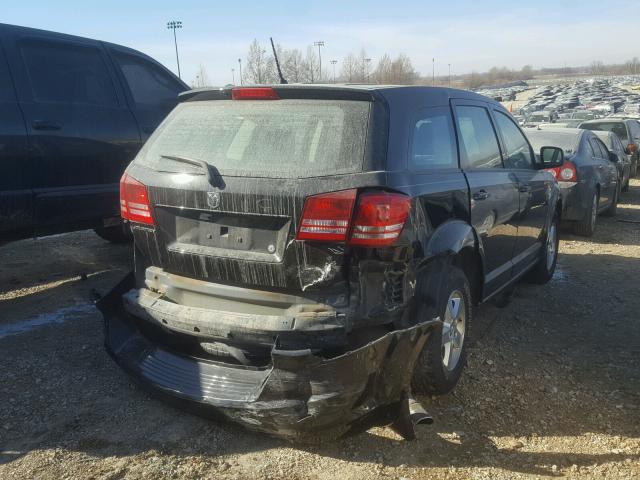 3D4GG47B89T156945 - 2009 DODGE JOURNEY SE BLACK photo 4