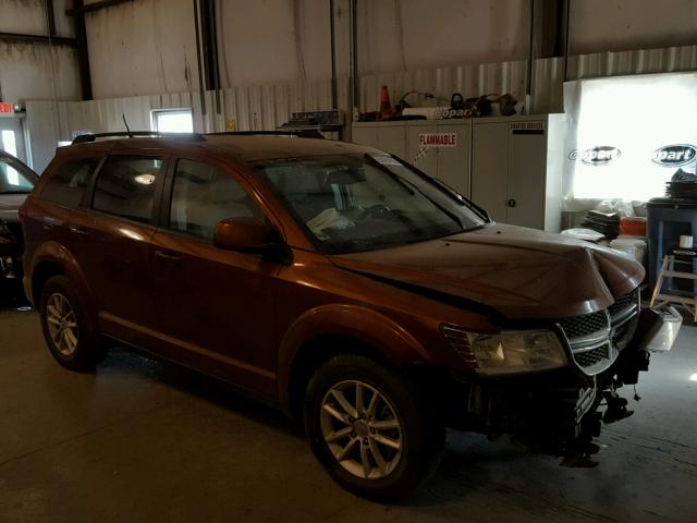 3C4PDCBGXET270488 - 2014 DODGE JOURNEY SX RED photo 1