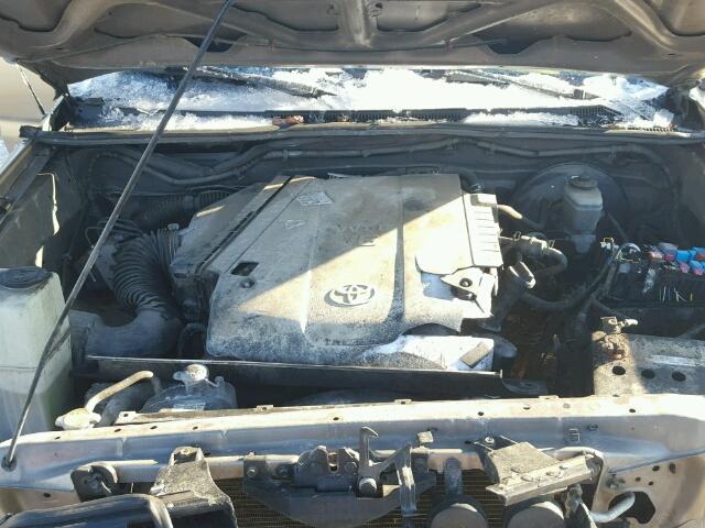 5TEMU52N66Z232171 - 2006 TOYOTA TACOMA DOU GOLD photo 7