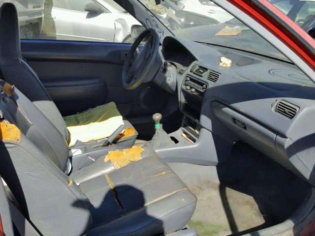 JT2EL55D1S0030738 - 1995 TOYOTA TERCEL STD RED photo 5