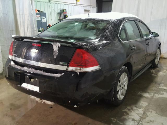 2G1WA5EK0B1152455 - 2011 CHEVROLET IMPALA LS BLACK photo 4