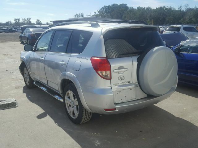 JTMZD32V376021583 - 2007 TOYOTA RAV4 SPORT SILVER photo 3