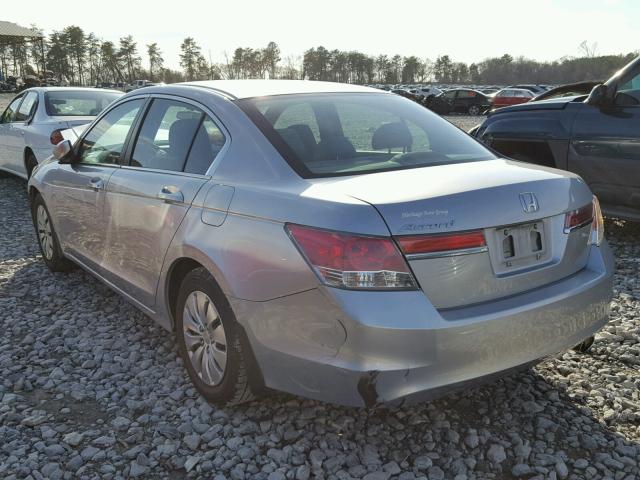 1HGCP2F31CA223766 - 2012 HONDA ACCORD LX GRAY photo 3